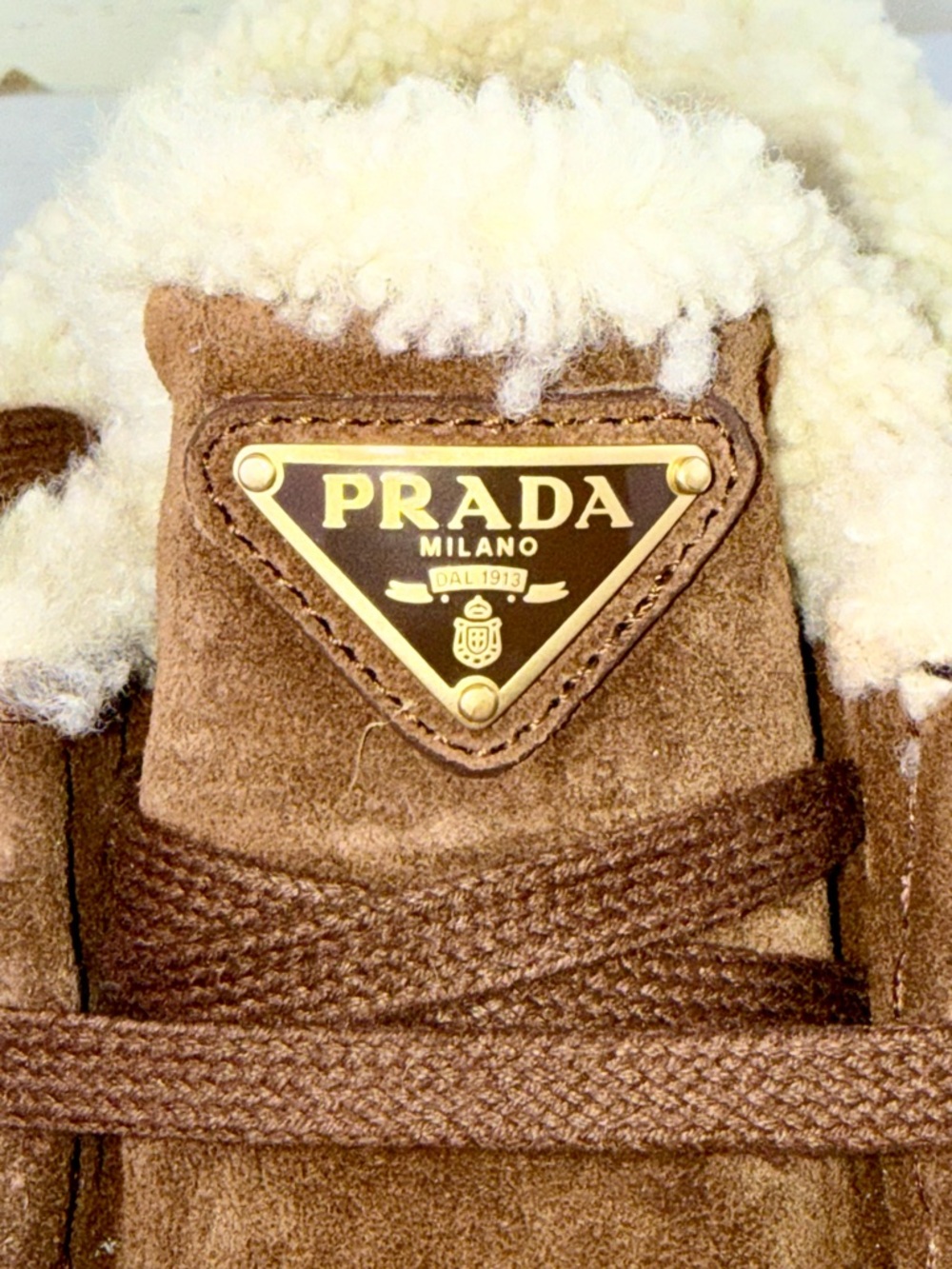 PRADA SUEDE CHUKKA BOOTS IN CACAO SUEDE - Picture 4 of 13
